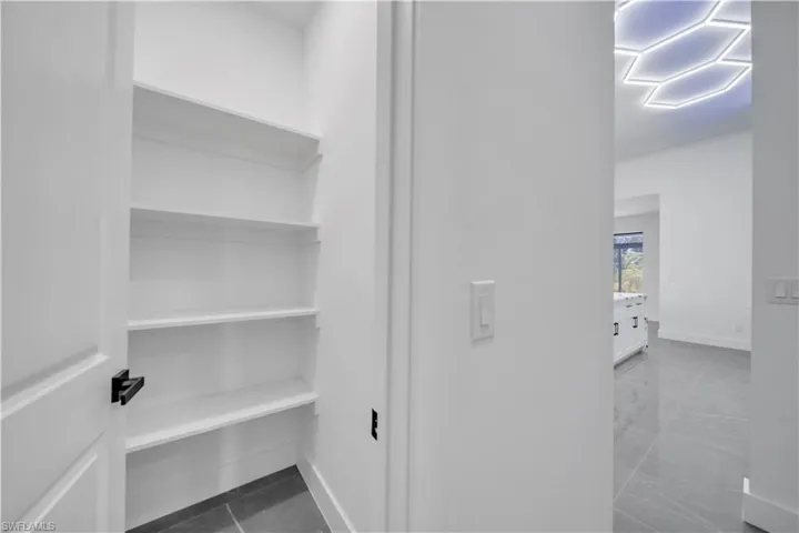 View of storage area
