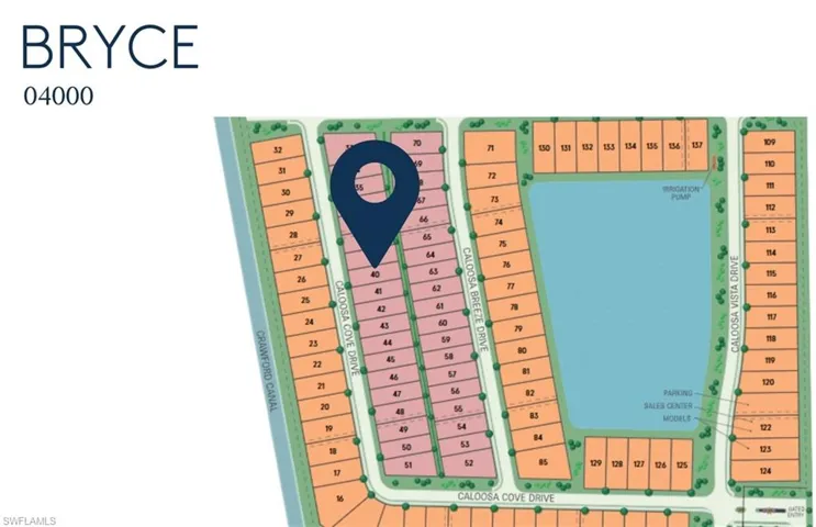 Site map - Lot 40