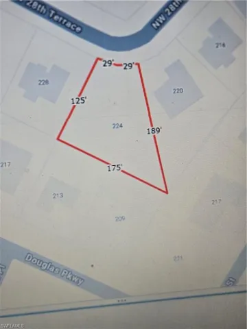 Map / location of property area