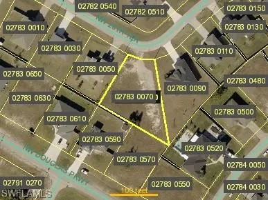 Aerial map of property and surrounding area