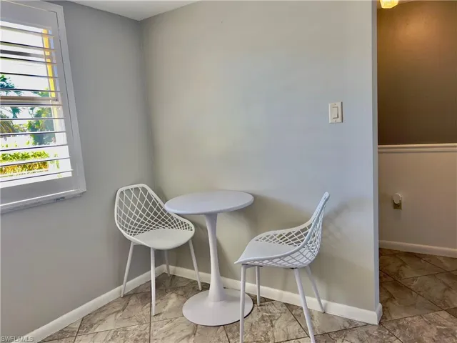 View of dining room