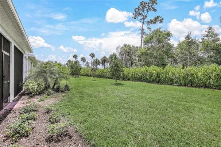 Back of property
