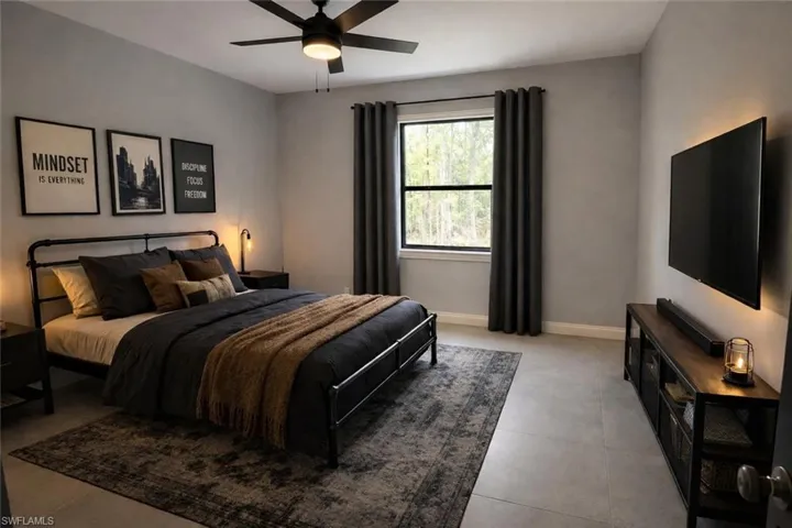 Bedroom 2 - AI staging