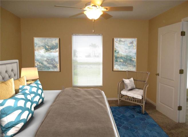 Primary Bedroom Staged