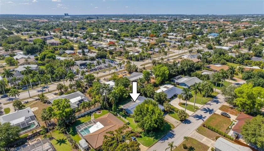 Aerial View 5657 Eichen Dr. Fort Myers, FL 33919