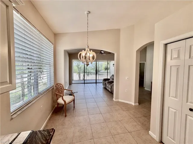 Dinette to living room view