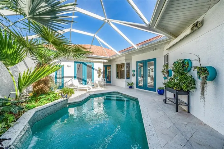 Courtyard pool