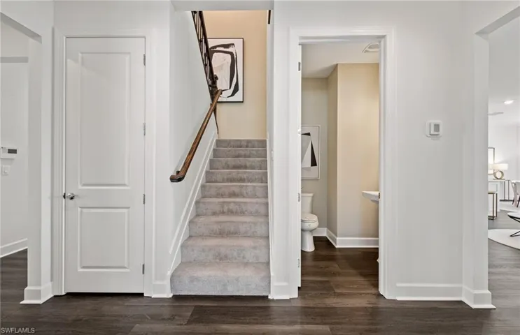 Head up to 2nd stairs feat. 4 bedrooms + loft