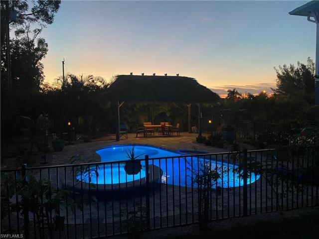 Pool at night