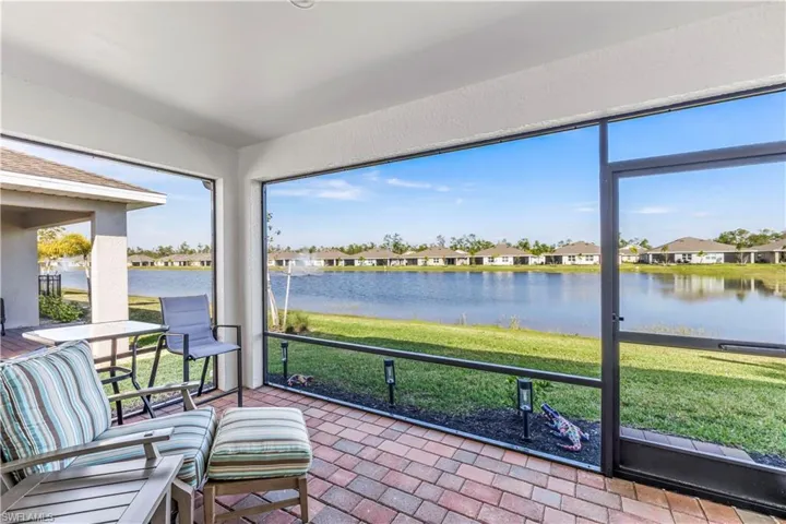 Your view in the screened-in lanai