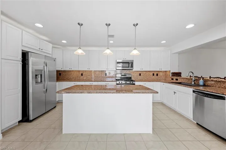 Large kitchen island