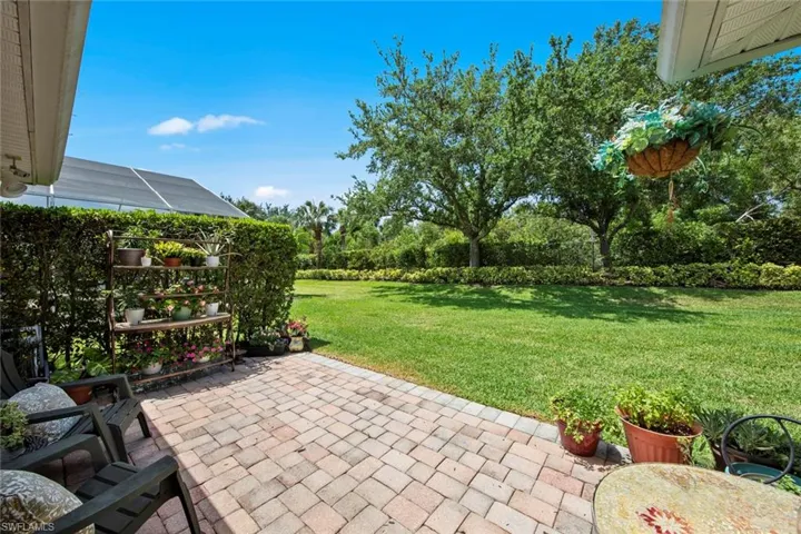 Rear lanai/back yard