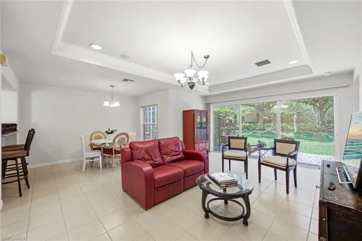 View of great room from foyer