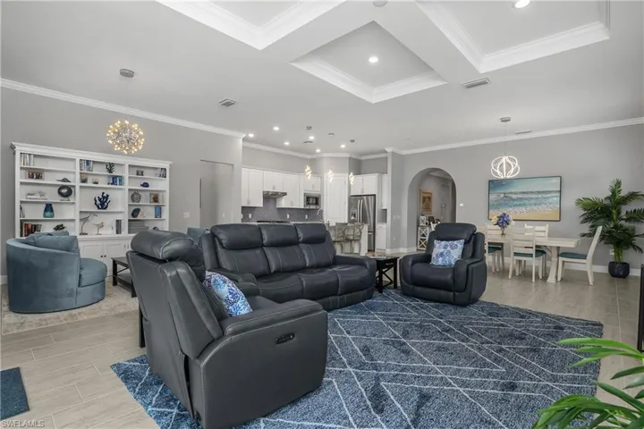 Great room includes kitchen, family dining area, and kitchen "cafe" space which makes a great conversation/gathering area.