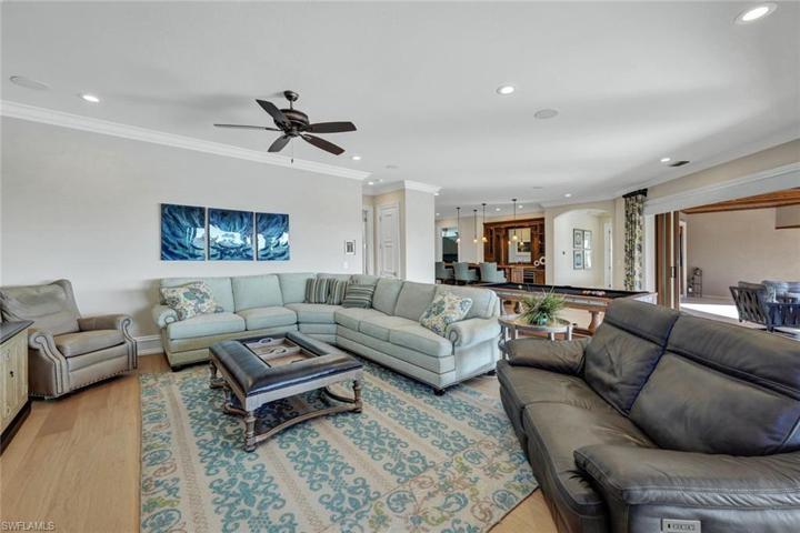 Center sofa opens up to queen size bed