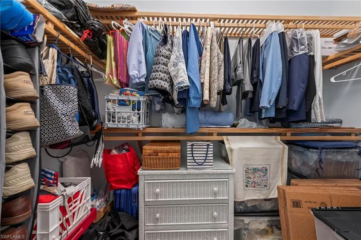 View of spacious closet
