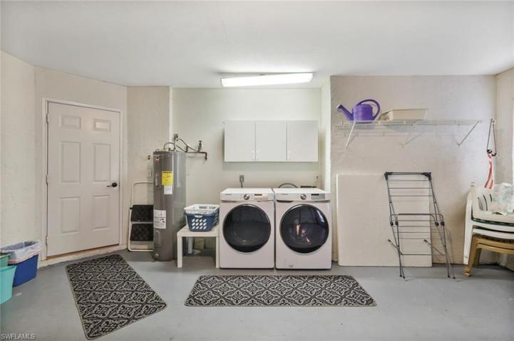 Laundry in Garage