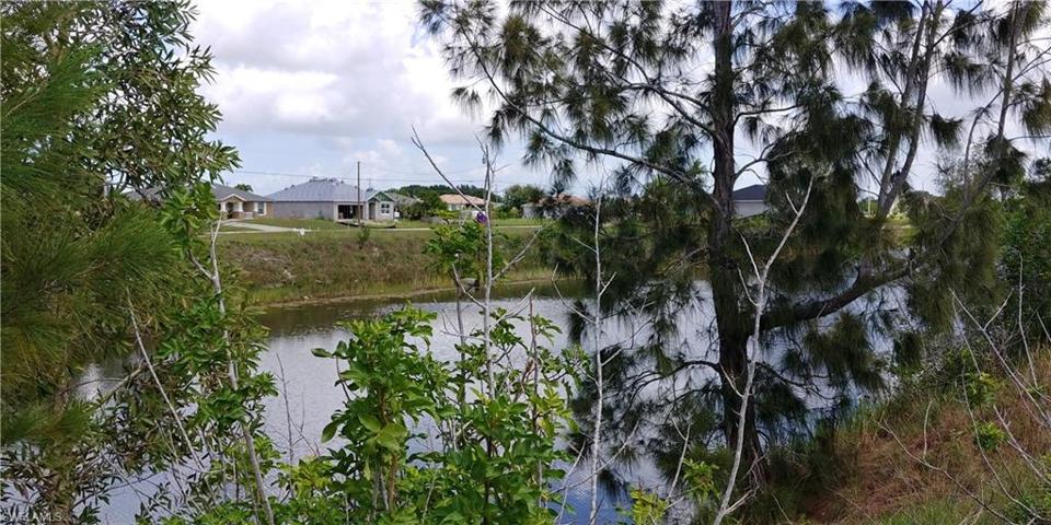 Canal at the back of the subject lot