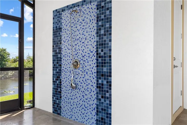 outdoor shower