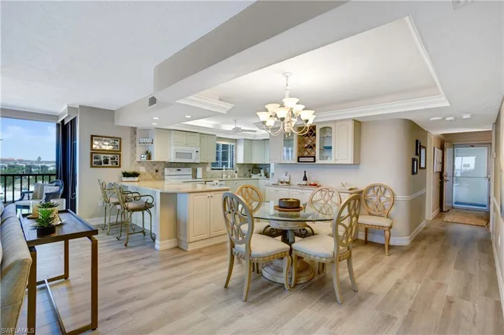 Kitchen opens up to the Dining/Great Room