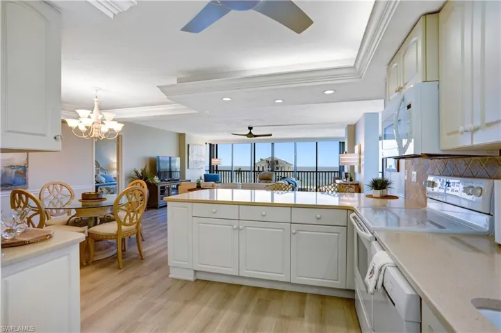 Views even from the kitchen