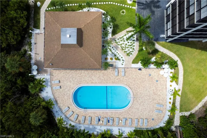 Refurbished pool and community room!