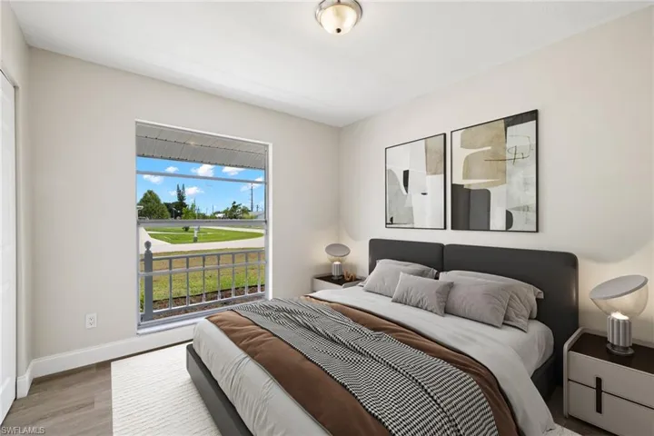 Bedroom featuring hardwood / wood-style floors