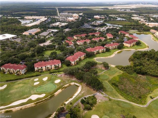 Ariel View of golf course and buildings