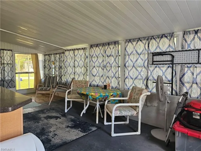 View of patio