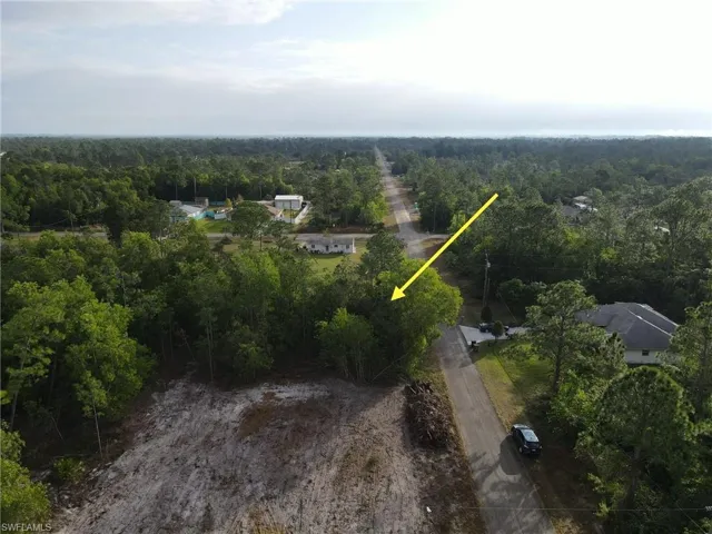 Drone / aerial view of a heavily wooded area