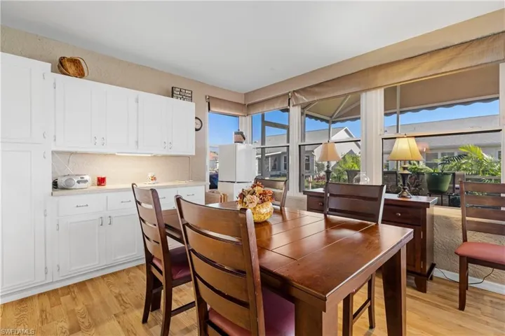Dining room featuring light hardwood / wood-style floors