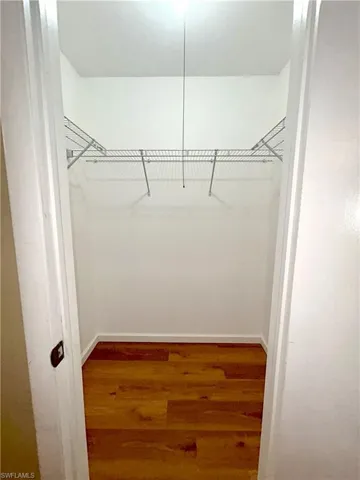 Walk-in closet in every bedroom