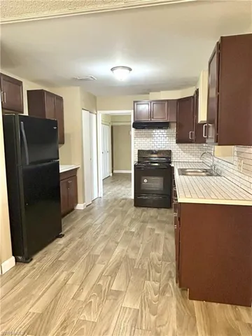 Kitchen with view to formal dining