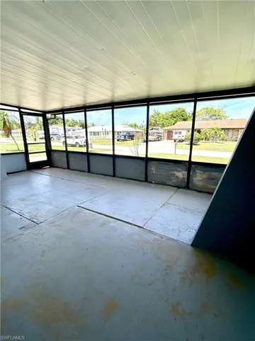 Front screened in porch from front door