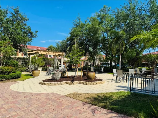 View of patio / terrace with a pergola