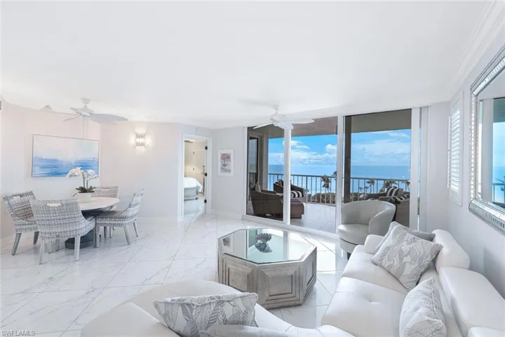 Living/Dining Area ~ Just Steps to the Sand