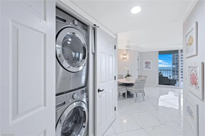 Laundry Area ~ Utility Closet to the Right