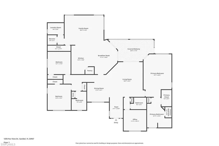 View of room layout