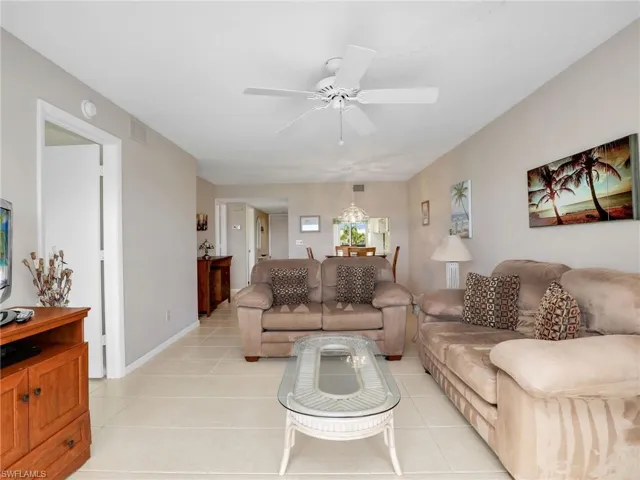 Living Room and Door to the Primary Suite