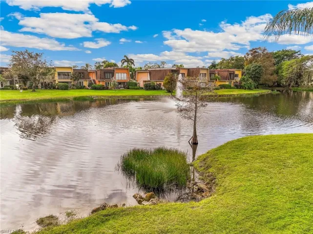 Aerial of pond