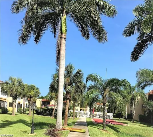 View of community with a lawn