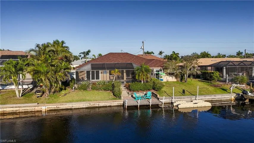 Back of property overlooking the canal