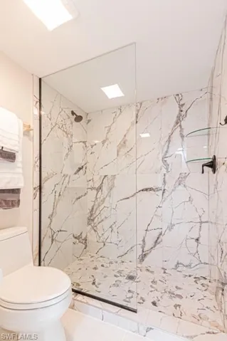 Large walk in shower