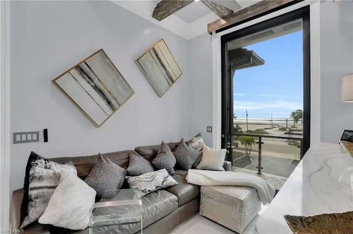 View of living area - Virtually Edited Image