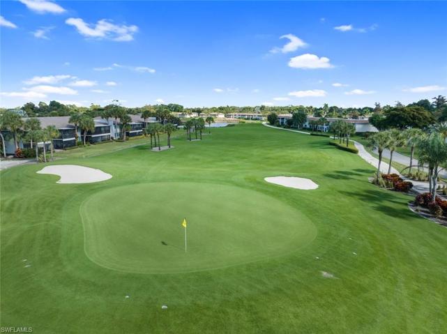 Arial shot of Pines Golf Course view from condo