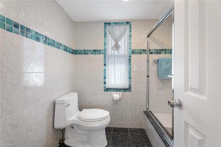 Master Bath Shower Area with new vanity and tile