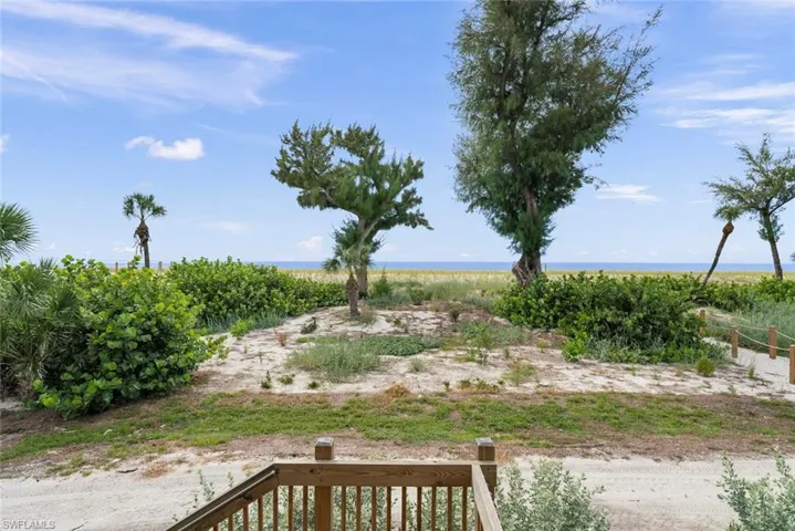 View of Gulf and Beach Path.