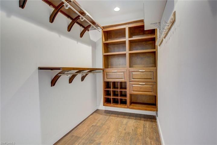 Master bedroom walk-in closet to right of room