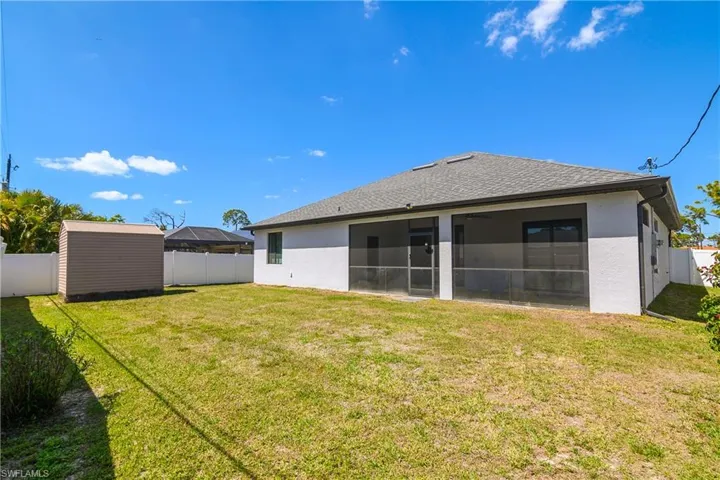 storage shed included in the sale