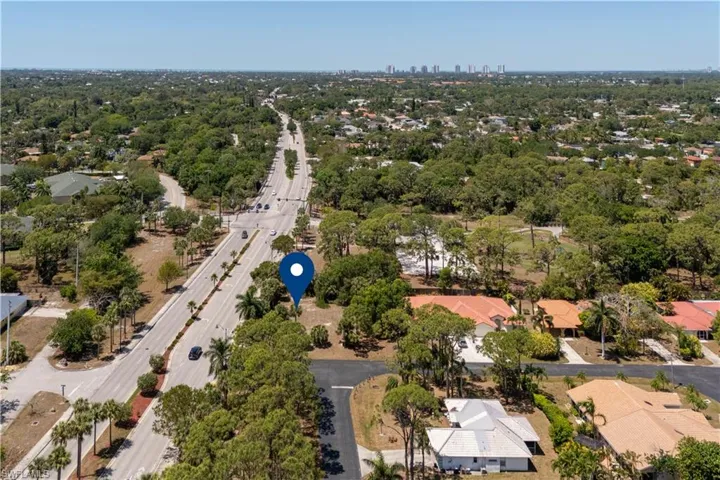 Drone / aerial view featuring a residential view